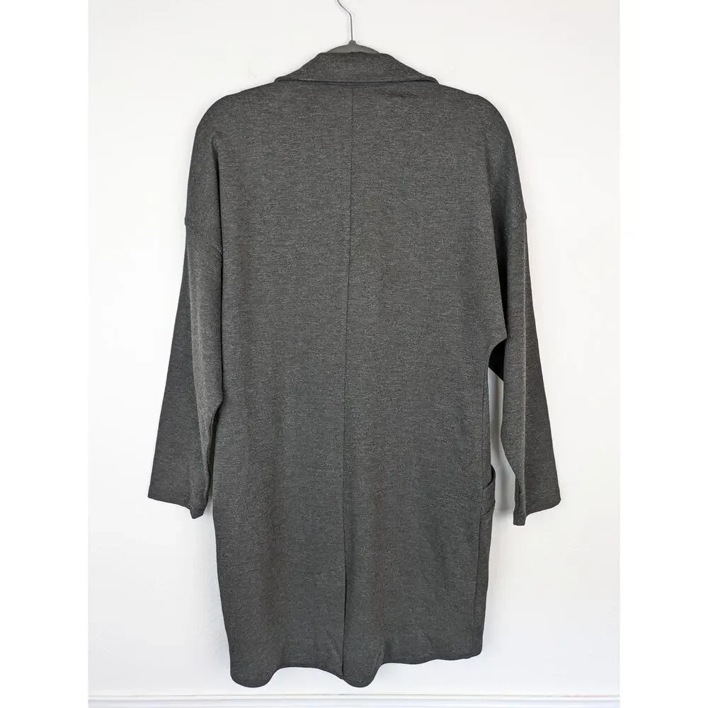 Cabi Coat Lisbon Topper Ponte Classic Neutral Minimalist Gray #994 Size XS